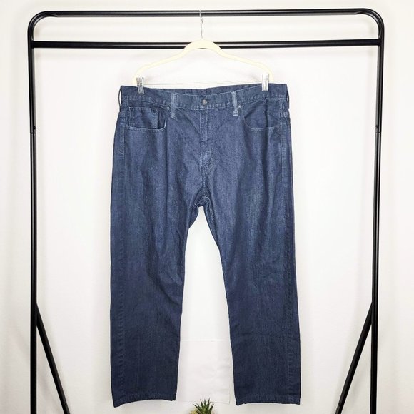 Levi's 569 Men's Loose Straight Fit Dark Blue Wash Denim Jeans Size 38 - Picture 1 of 9